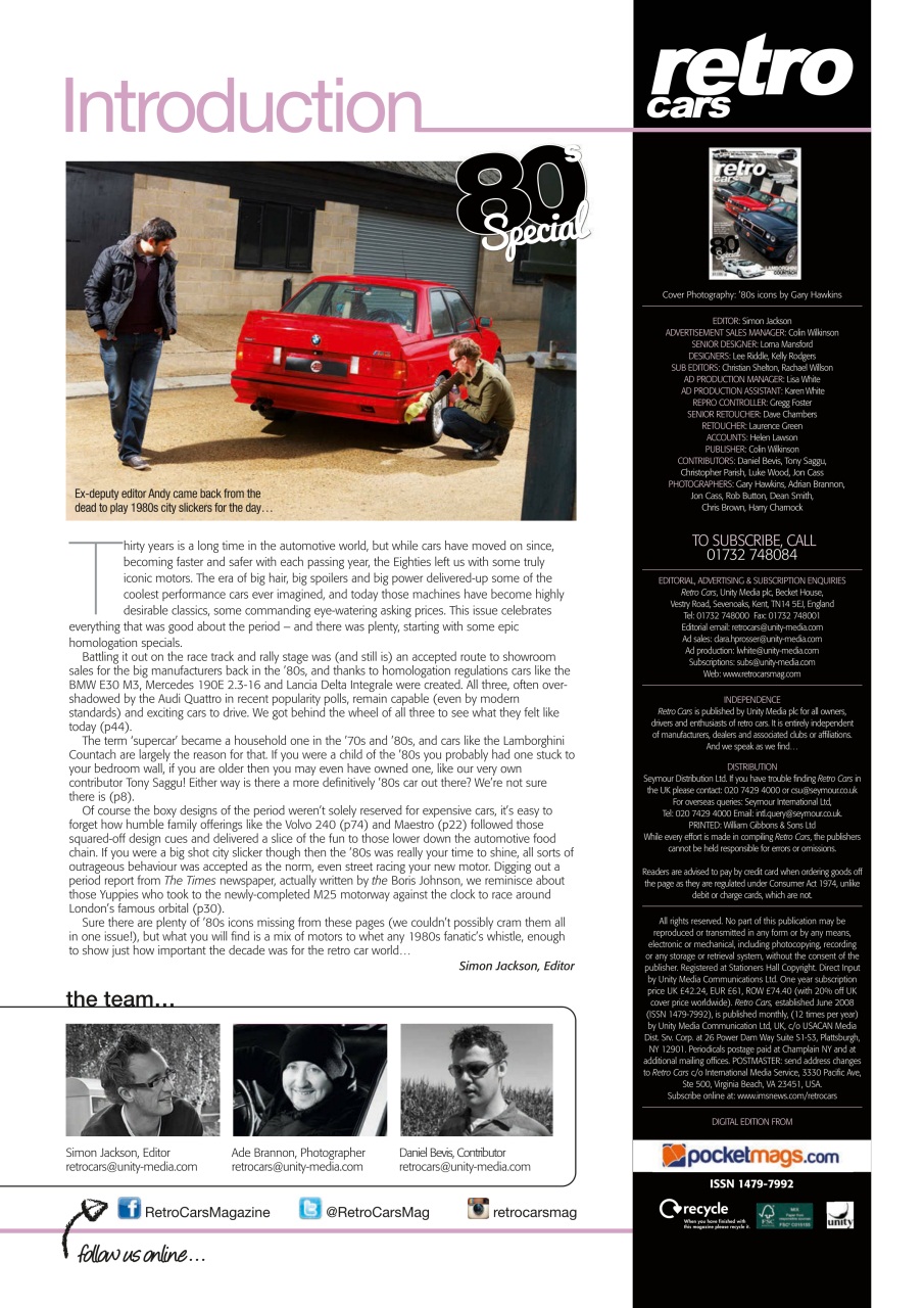 Retro Cars Preview Pages