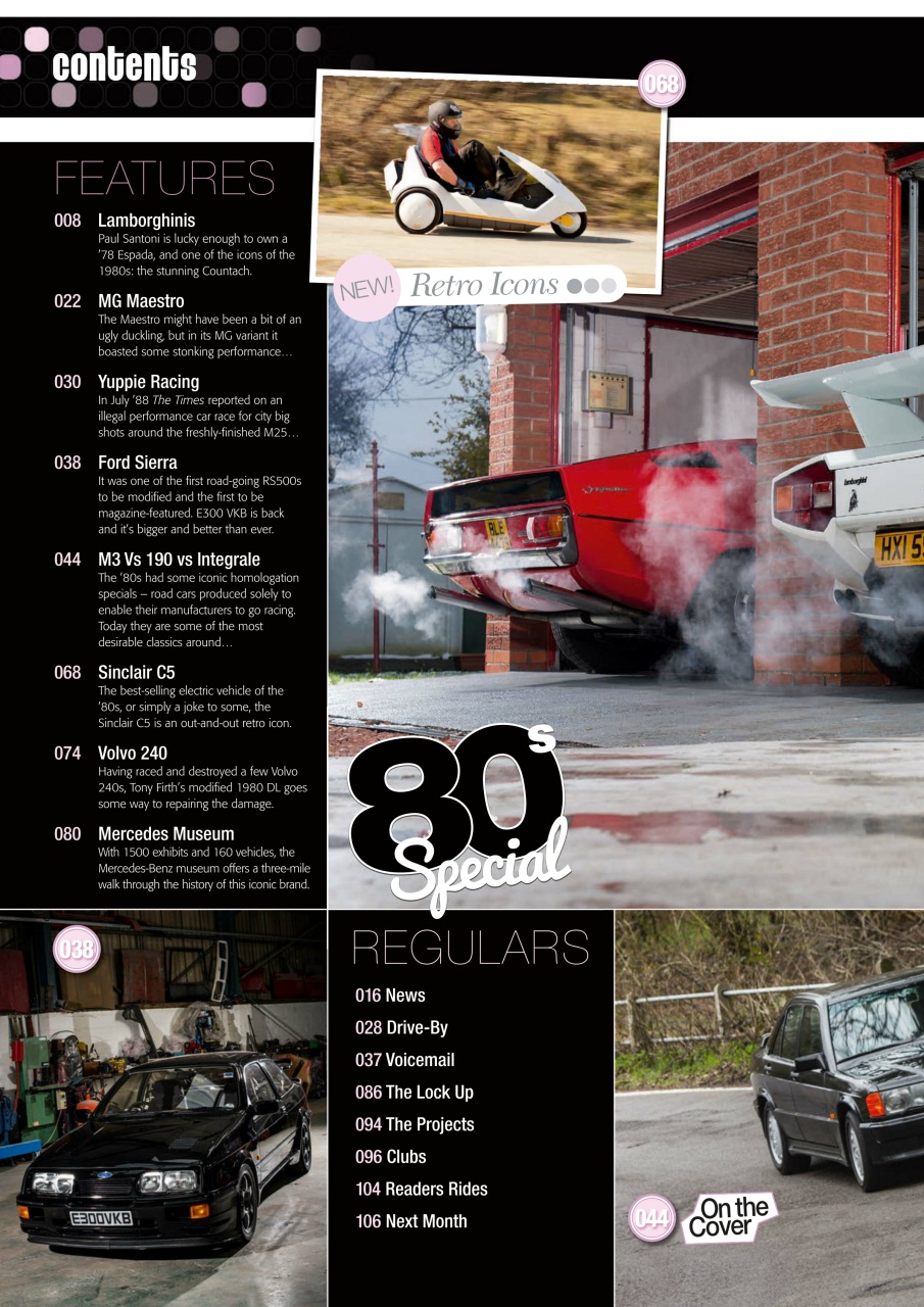 Retro Cars Preview Pages