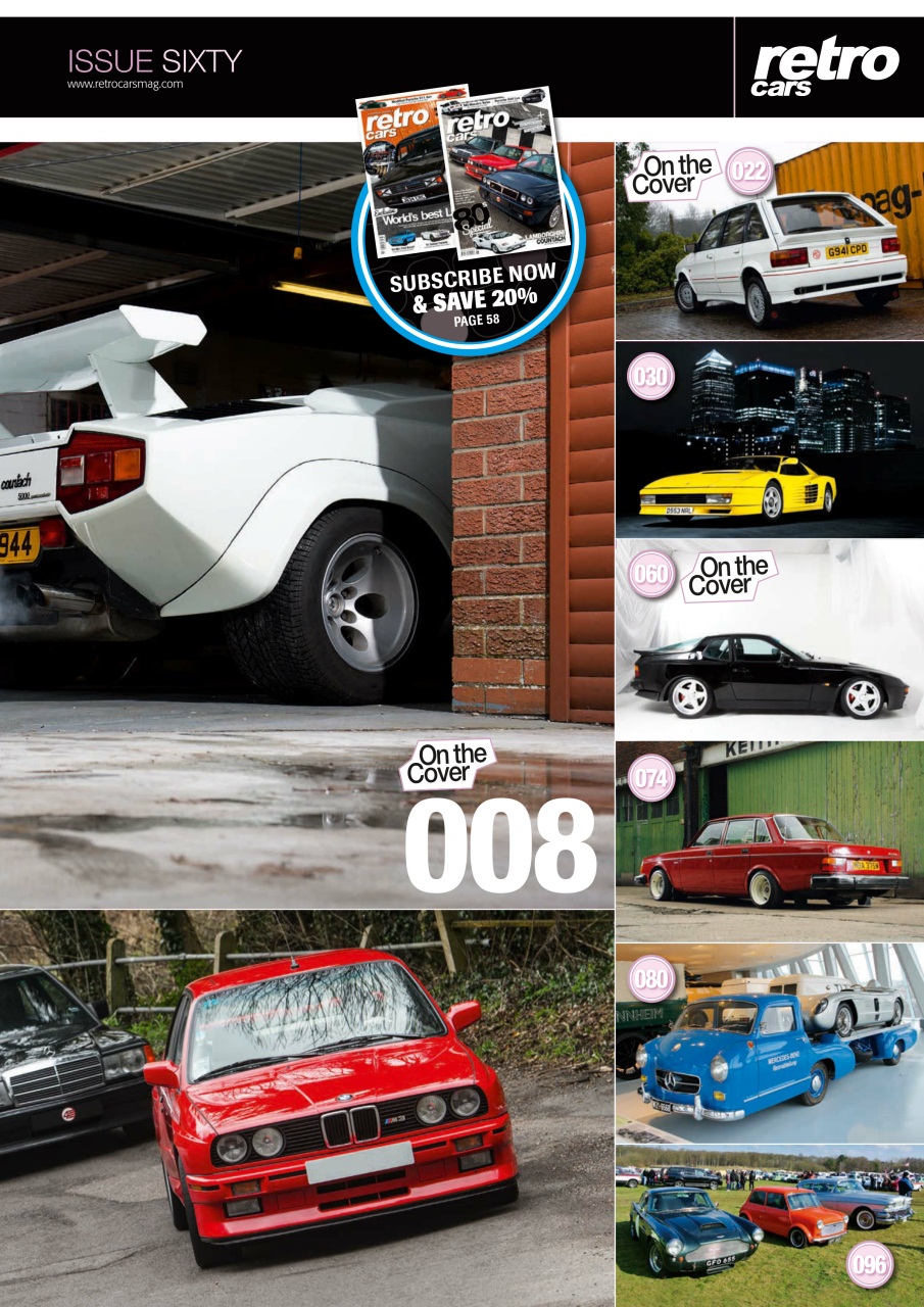 Retro Cars Preview Pages