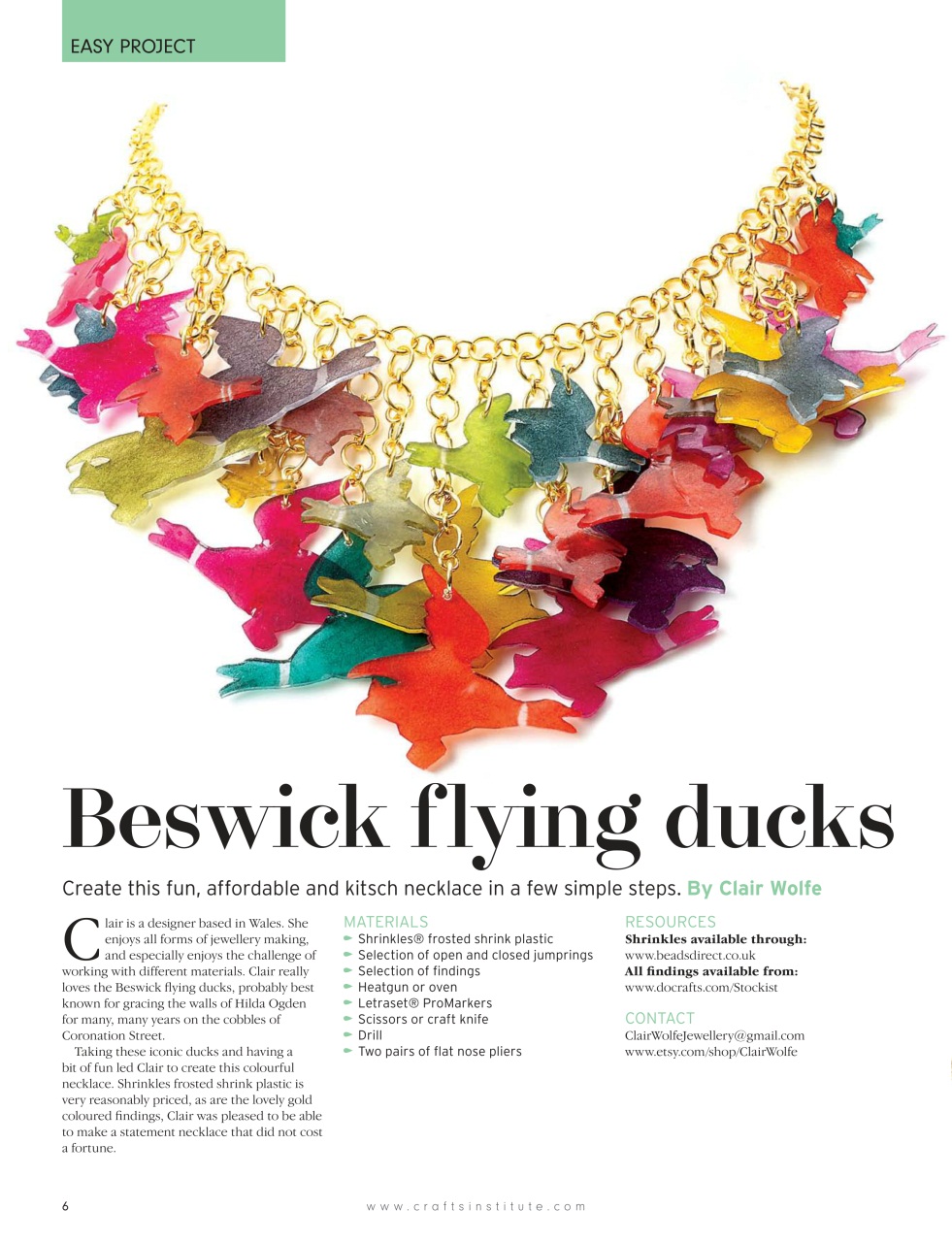 Making Jewellery Preview Pages