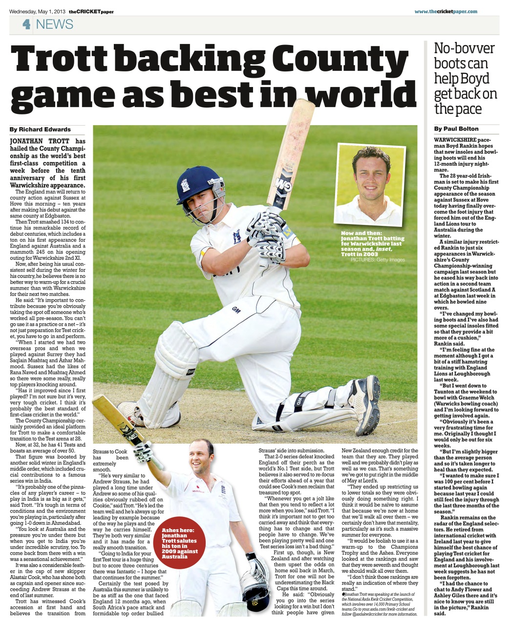 The Cricket Paper Preview Pages