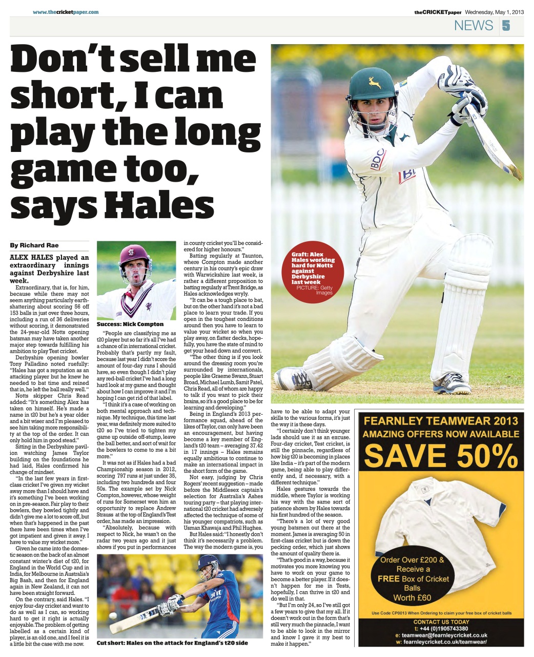 The Cricket Paper Preview Pages