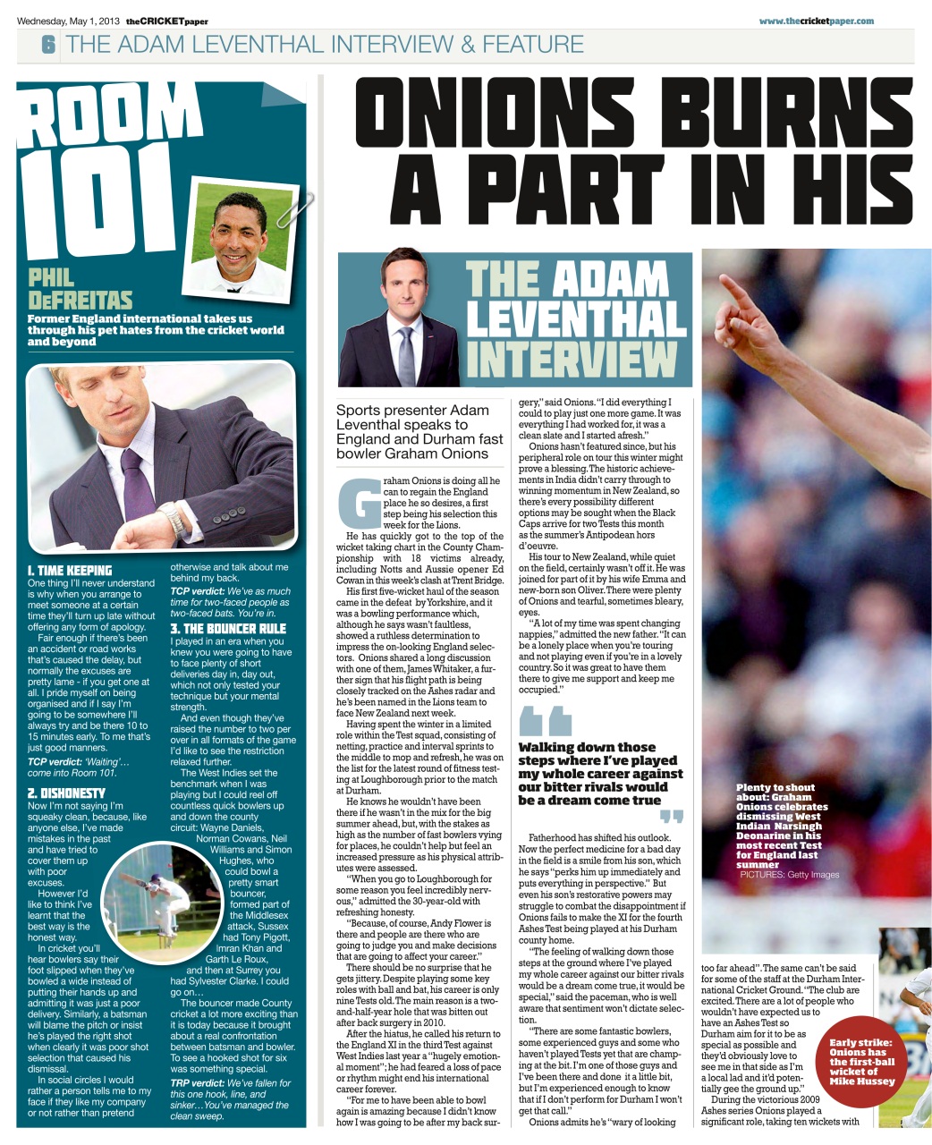 The Cricket Paper Preview Pages