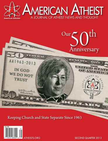 American Atheist issue Second Quarter 2013