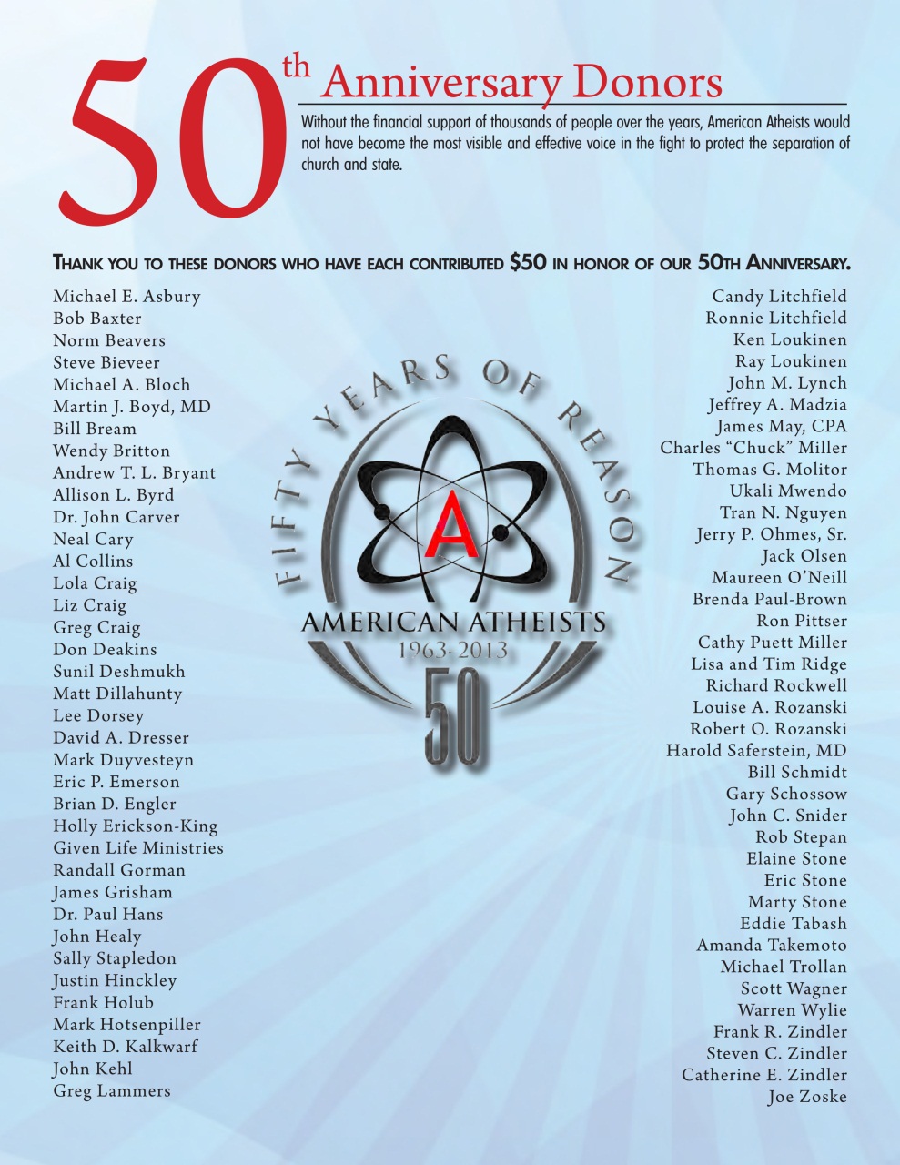 American Atheist Preview Pages