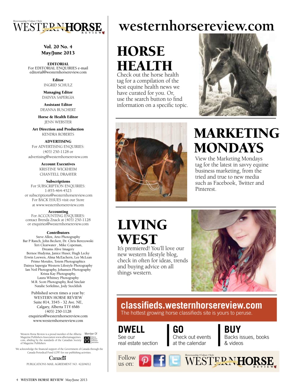 Western Horse Review Preview Pages