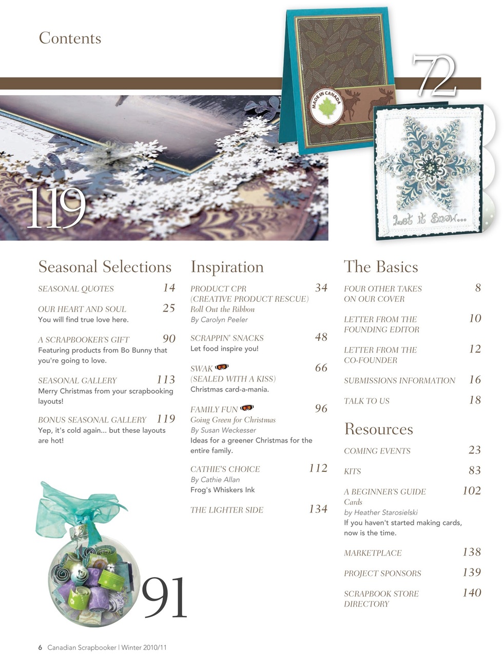 Creative Scrapbooker Preview Pages