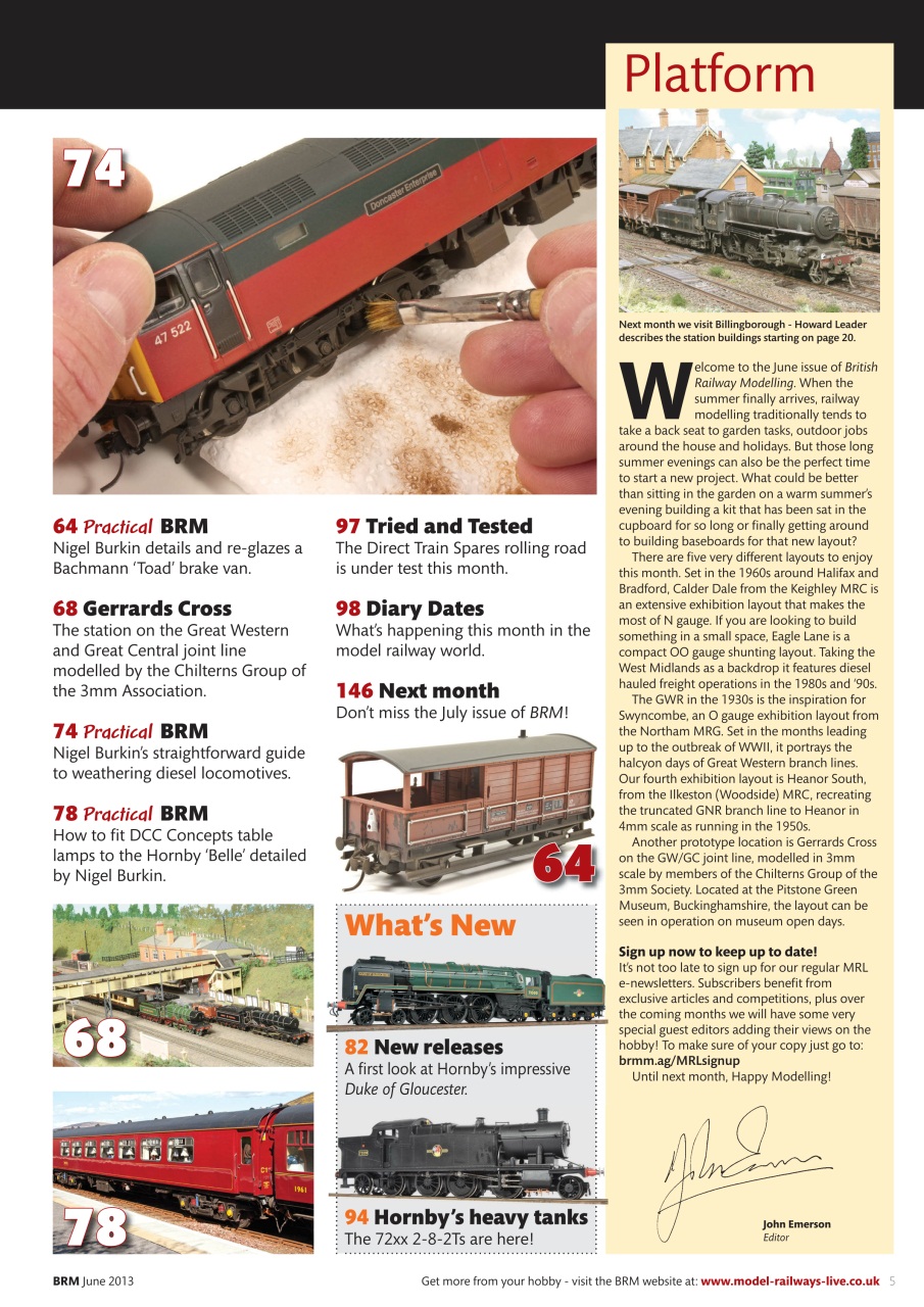 British Railway Modelling (BRM) Preview Pages