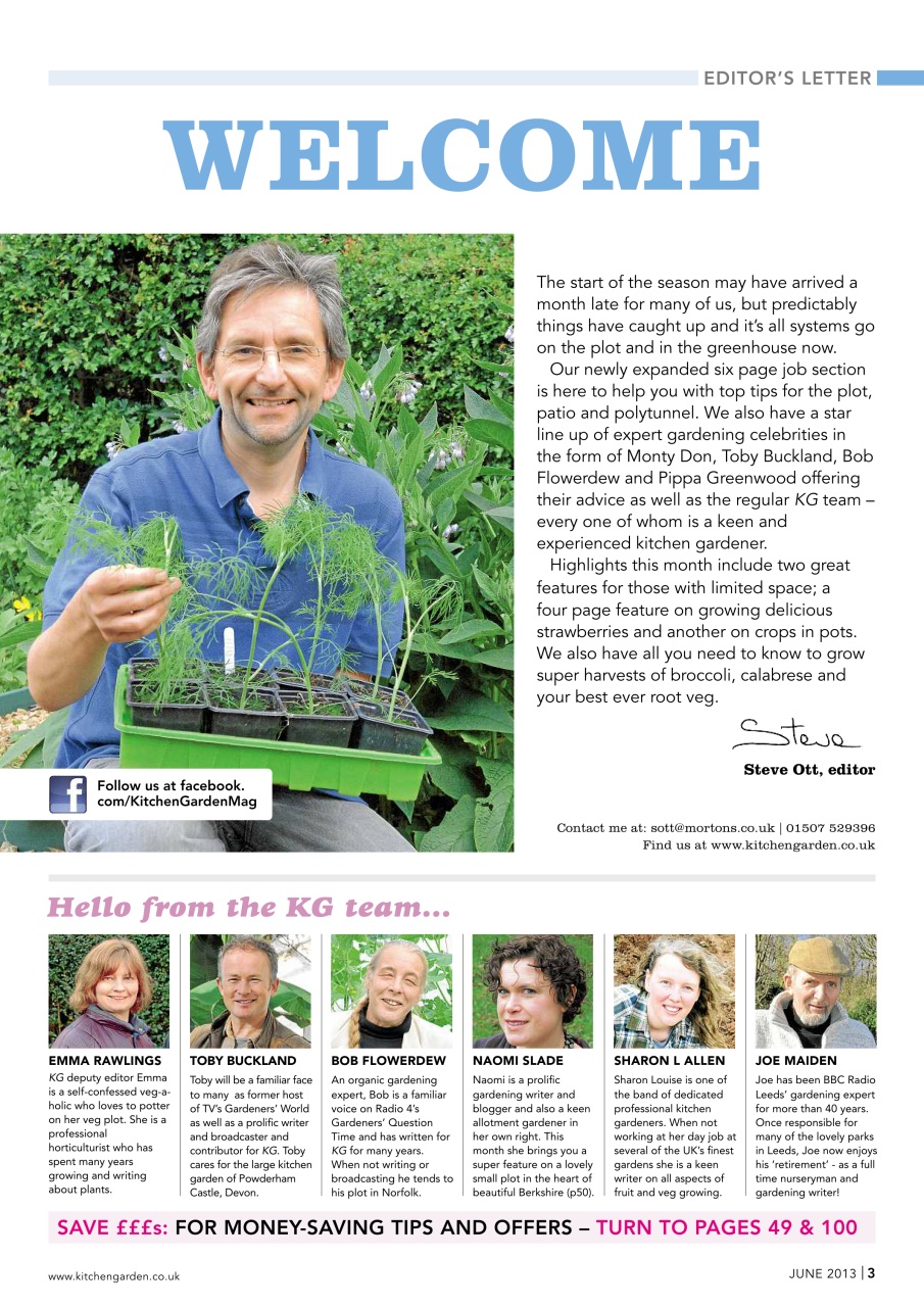Kitchen Garden Magazine Preview Pages