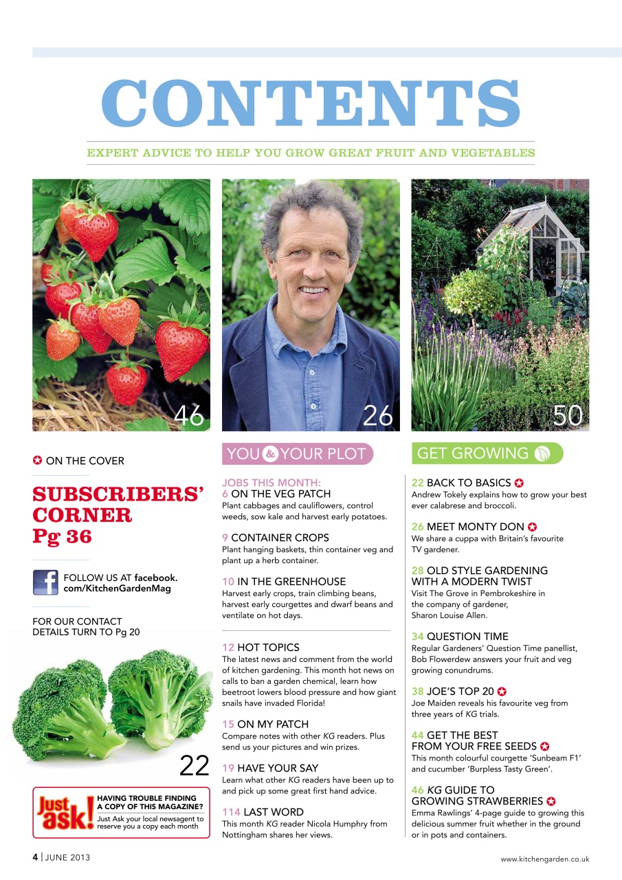 Kitchen Garden Magazine Preview Pages