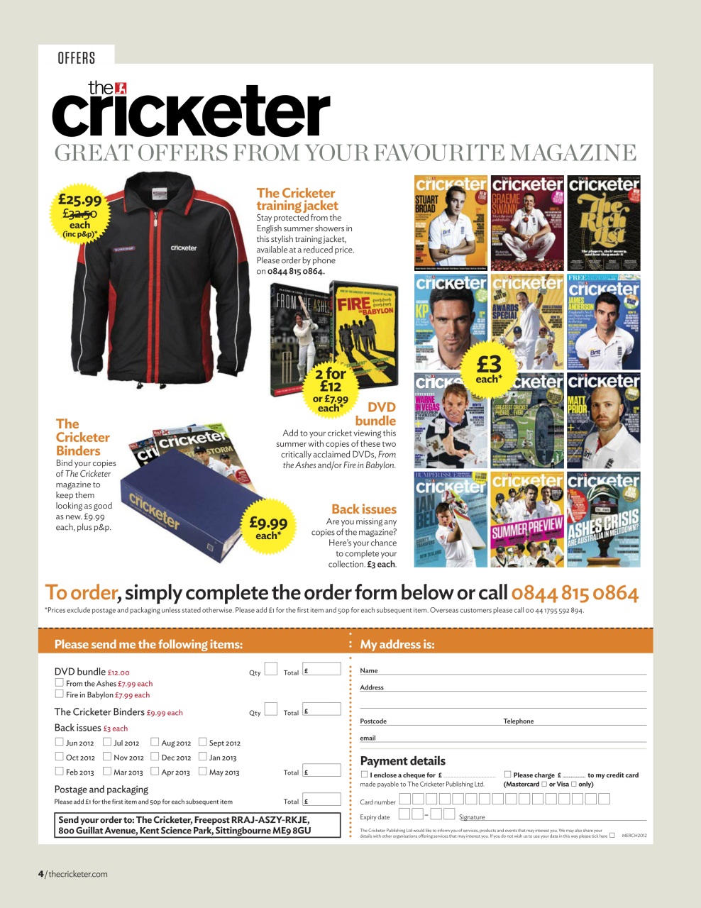The Cricketer Magazine Preview Pages