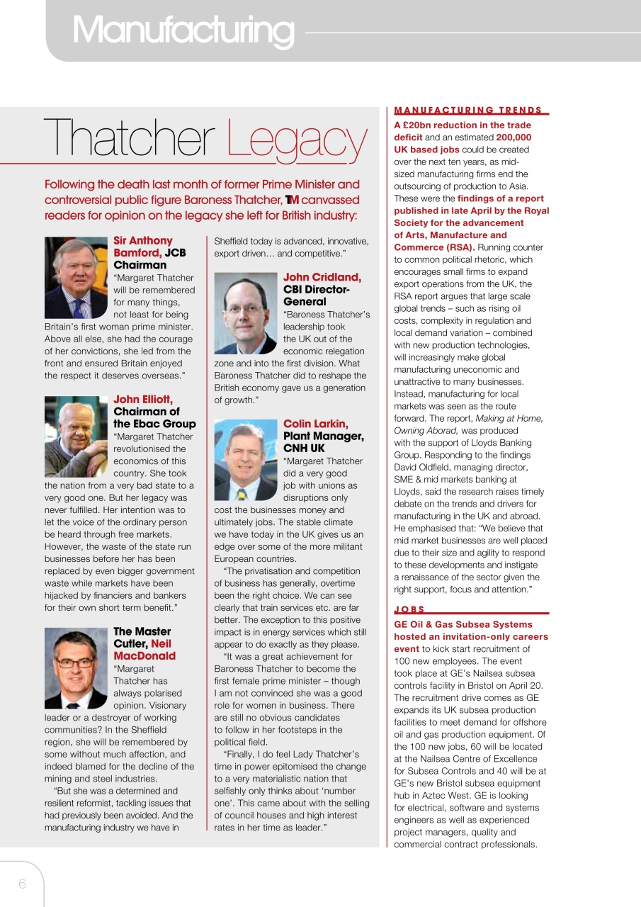 The Manufacturer Preview Pages