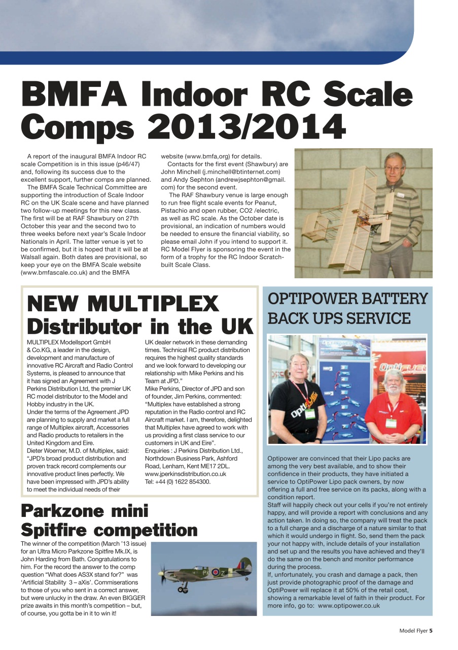 Radio Control Model Flyer Preview Pages