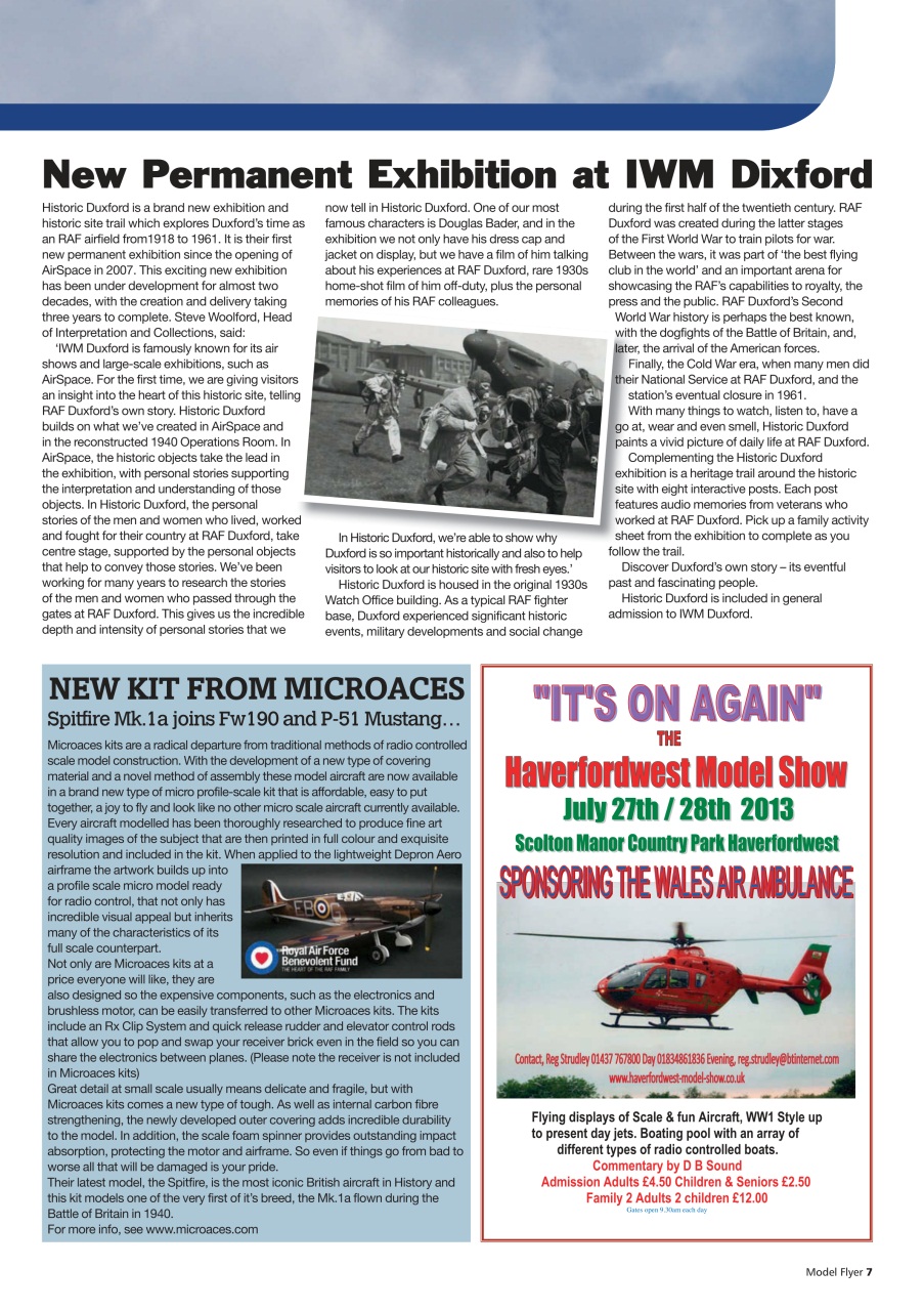 Radio Control Model Flyer Preview Pages