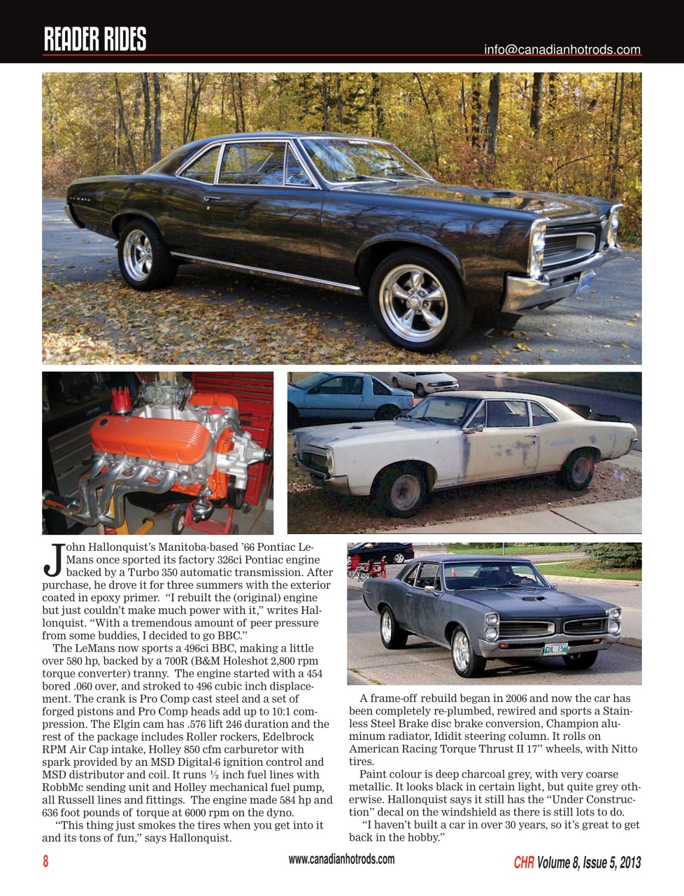 Canadian Hot Rods Preview Pages