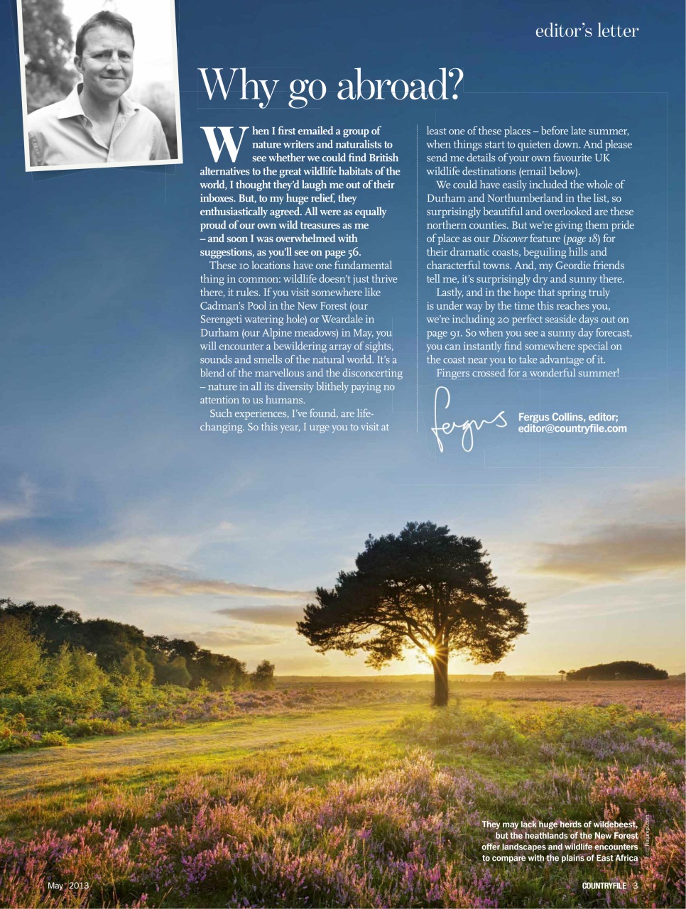 BBC Countryfile Magazine Preview Pages