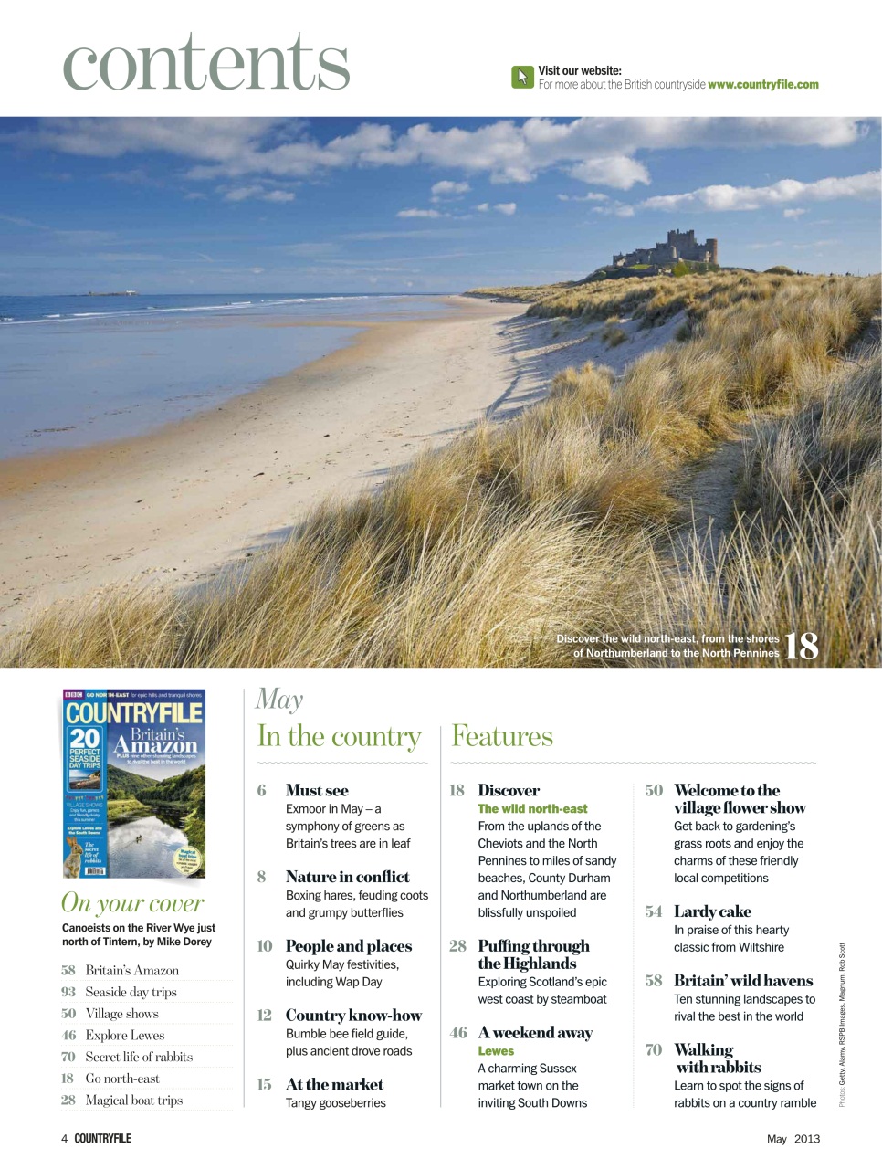 BBC Countryfile Magazine Preview Pages