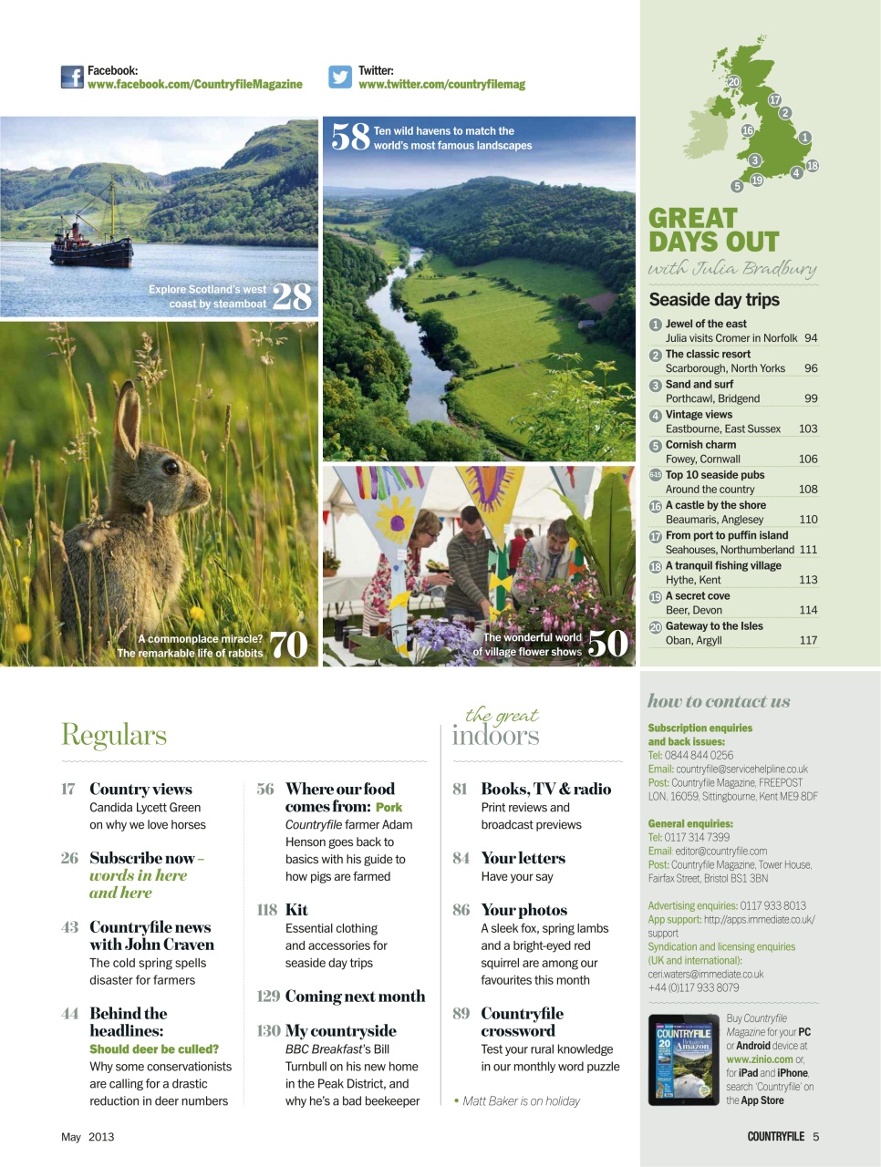 BBC Countryfile Magazine Preview Pages