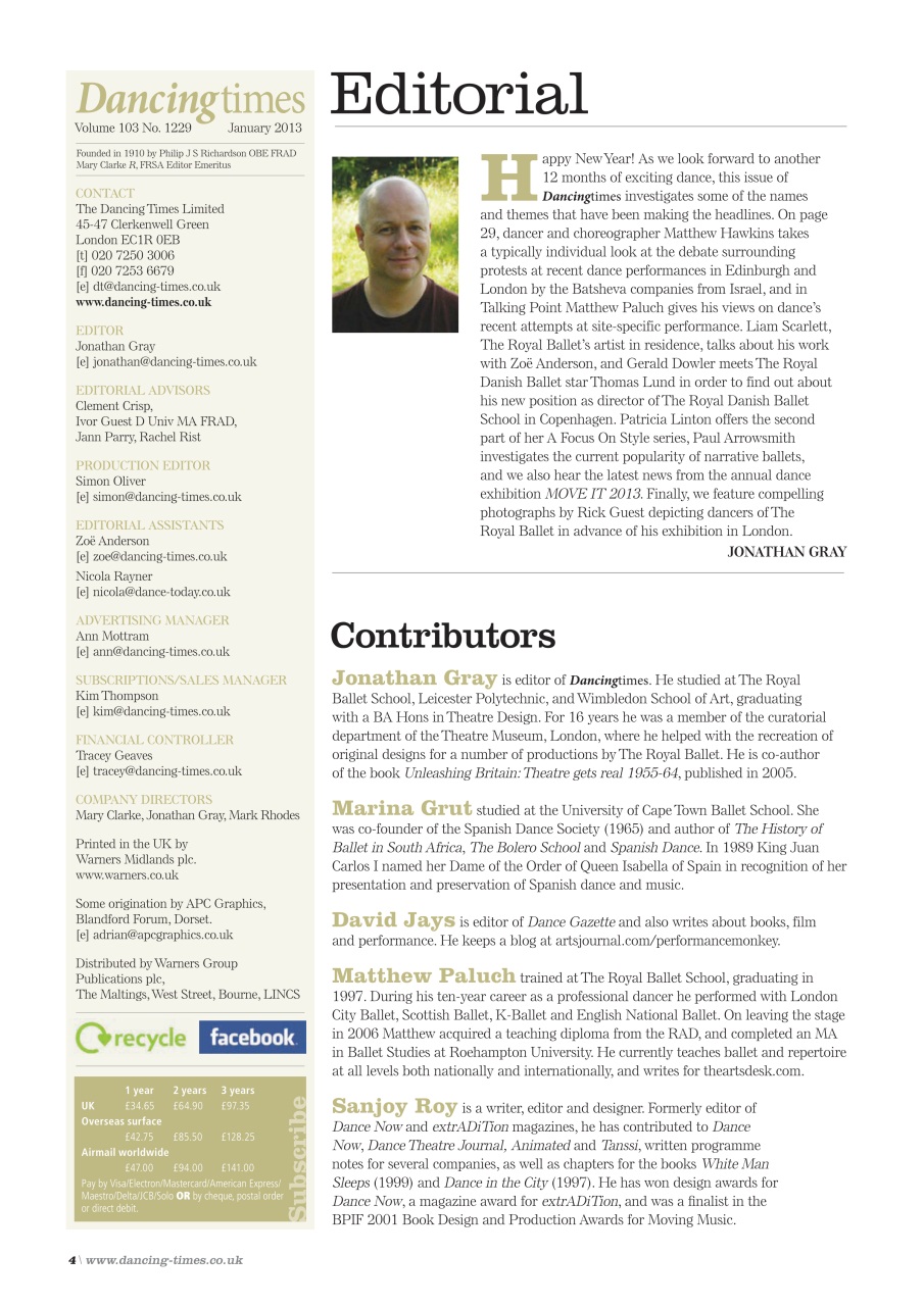 Dancing Times Preview Pages