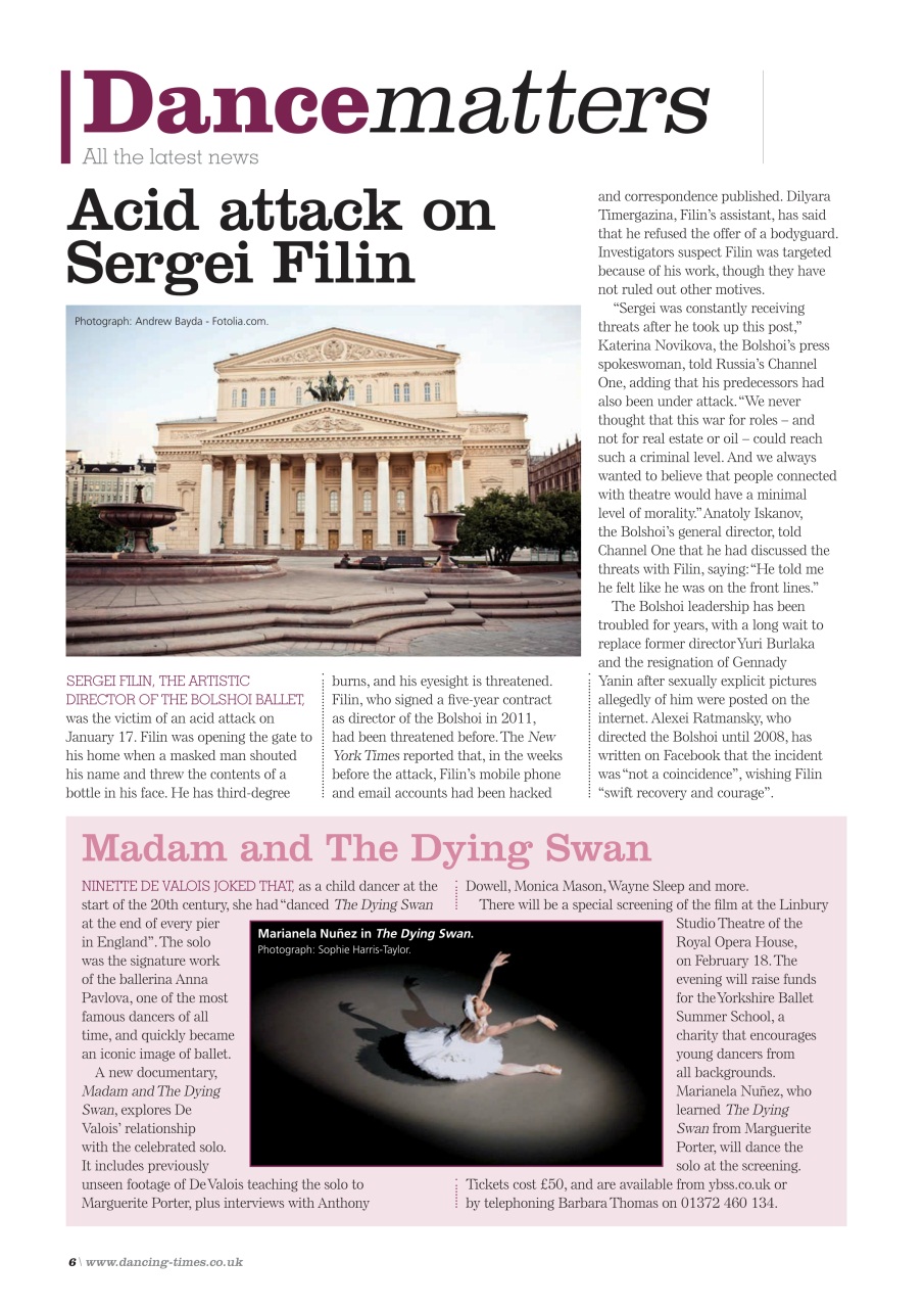 Dancing Times Preview Pages