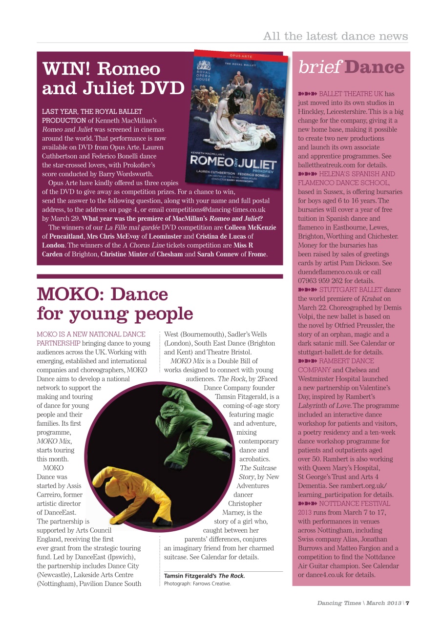 Dancing Times Preview Pages