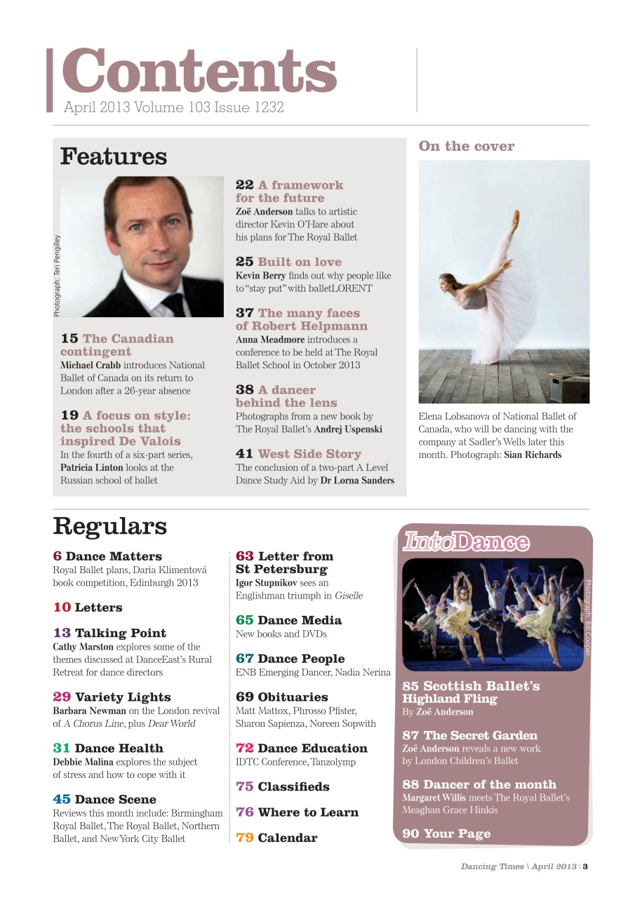 Dancing Times Preview Pages