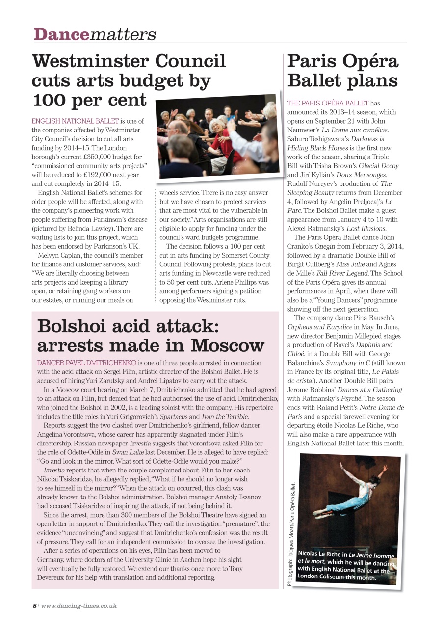 Dancing Times Preview Pages