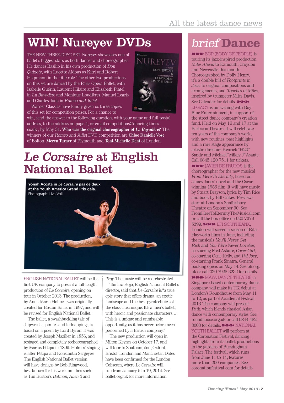 Dancing Times Preview Pages