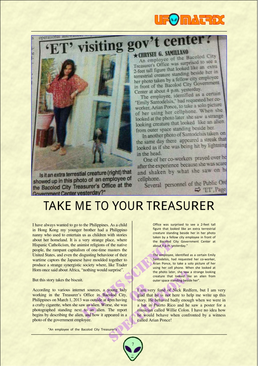 UFO Matrix Preview Pages