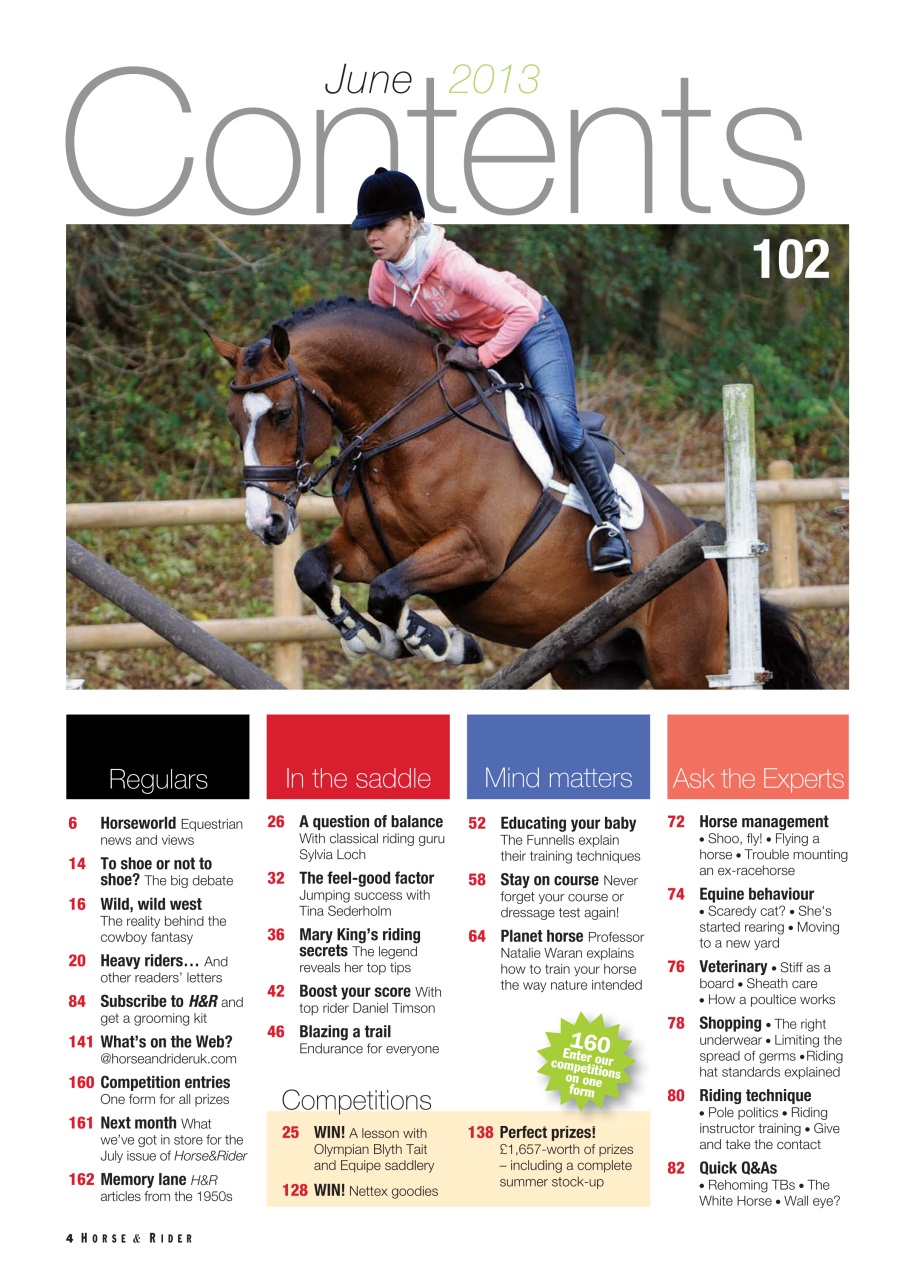 Horse&Rider Magazine - UK equestrian magazine for Horse and Rider Preview Pages