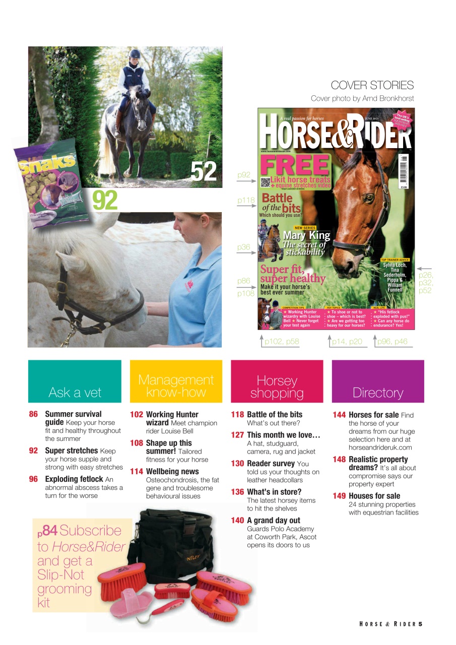 Horse&Rider Magazine - UK equestrian magazine for Horse and Rider Preview Pages