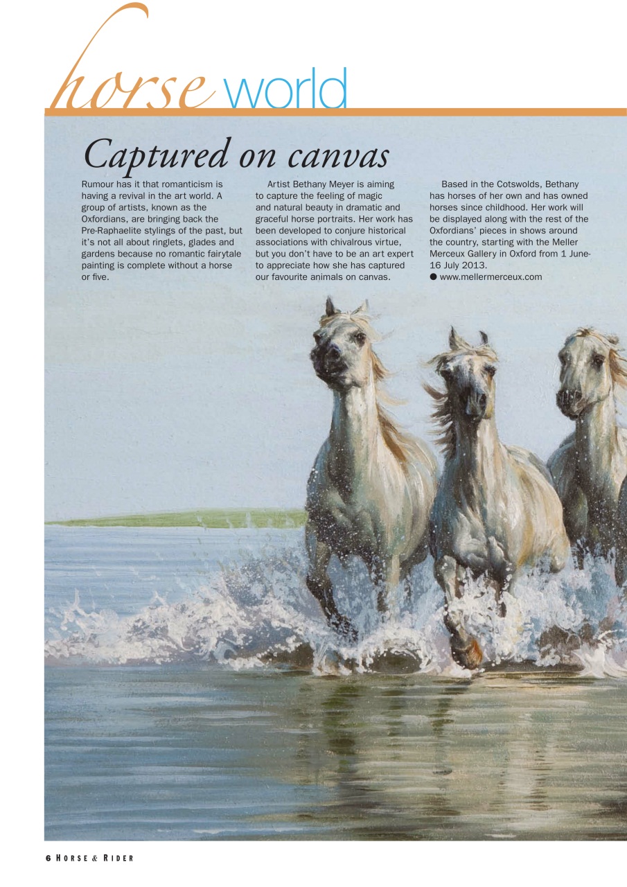 Horse&Rider Magazine - UK equestrian magazine for Horse and Rider Preview Pages