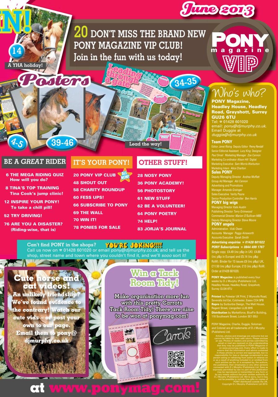 Pony Magazine Preview Pages