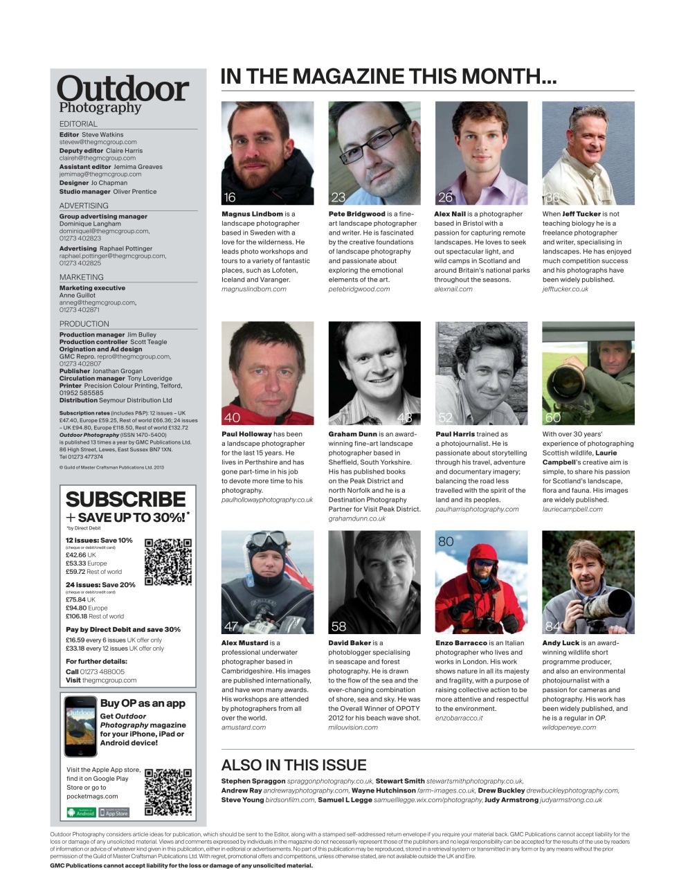 Outdoor Photography Preview Pages