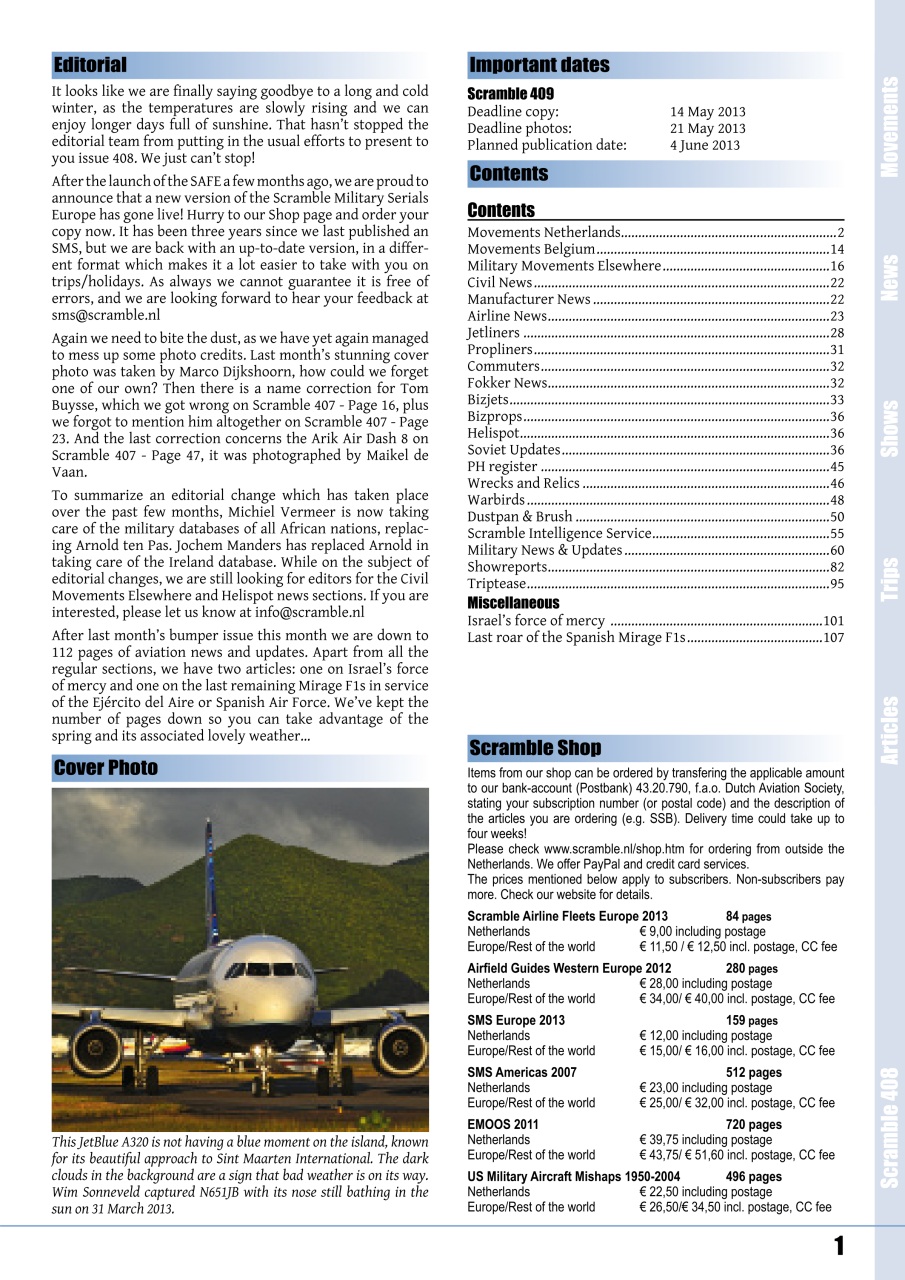 Scramble Magazine Preview Pages