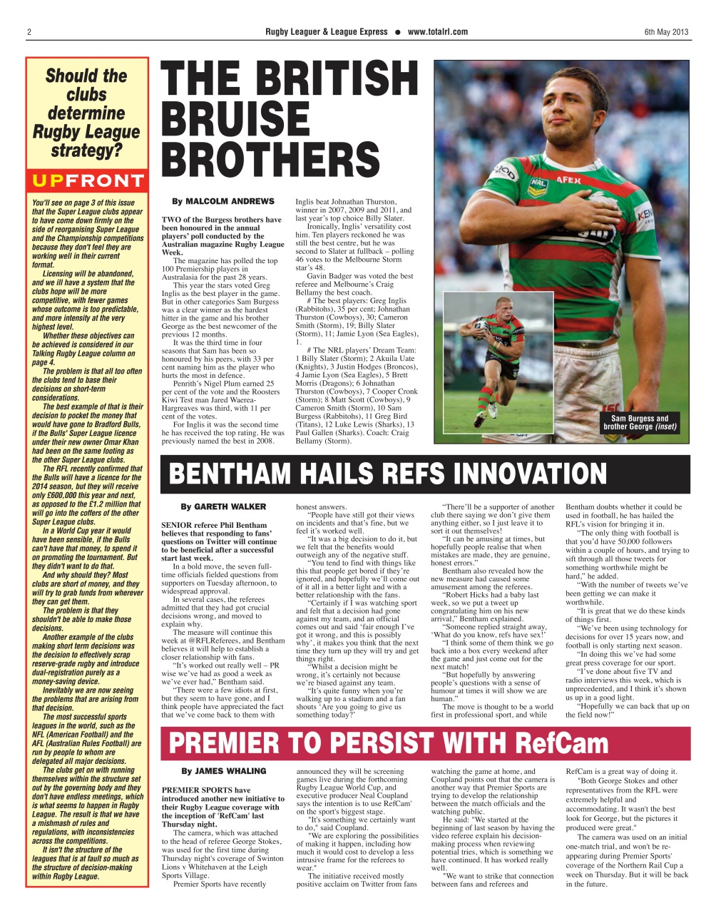 League Express Preview Pages