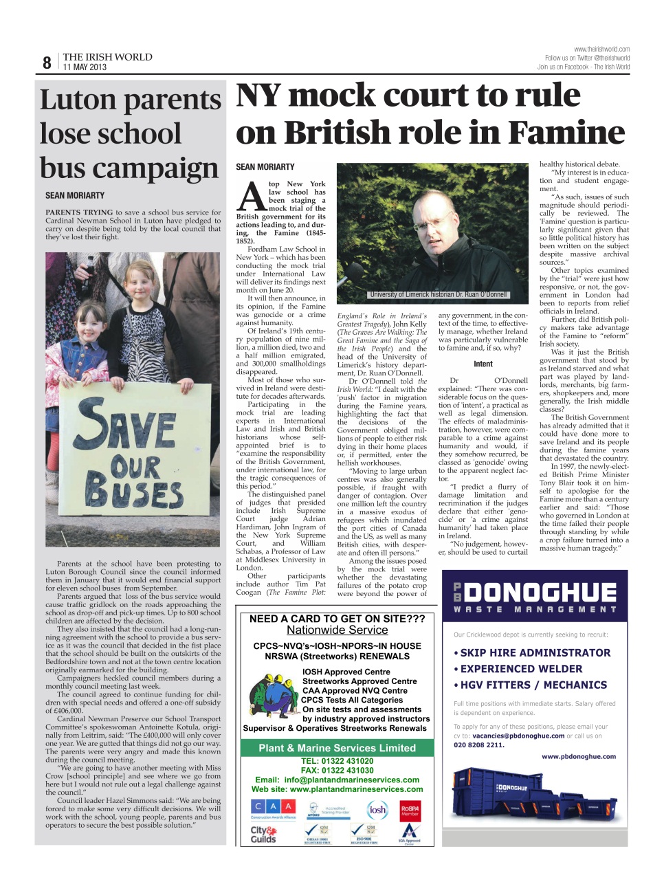 Irish World Preview Pages