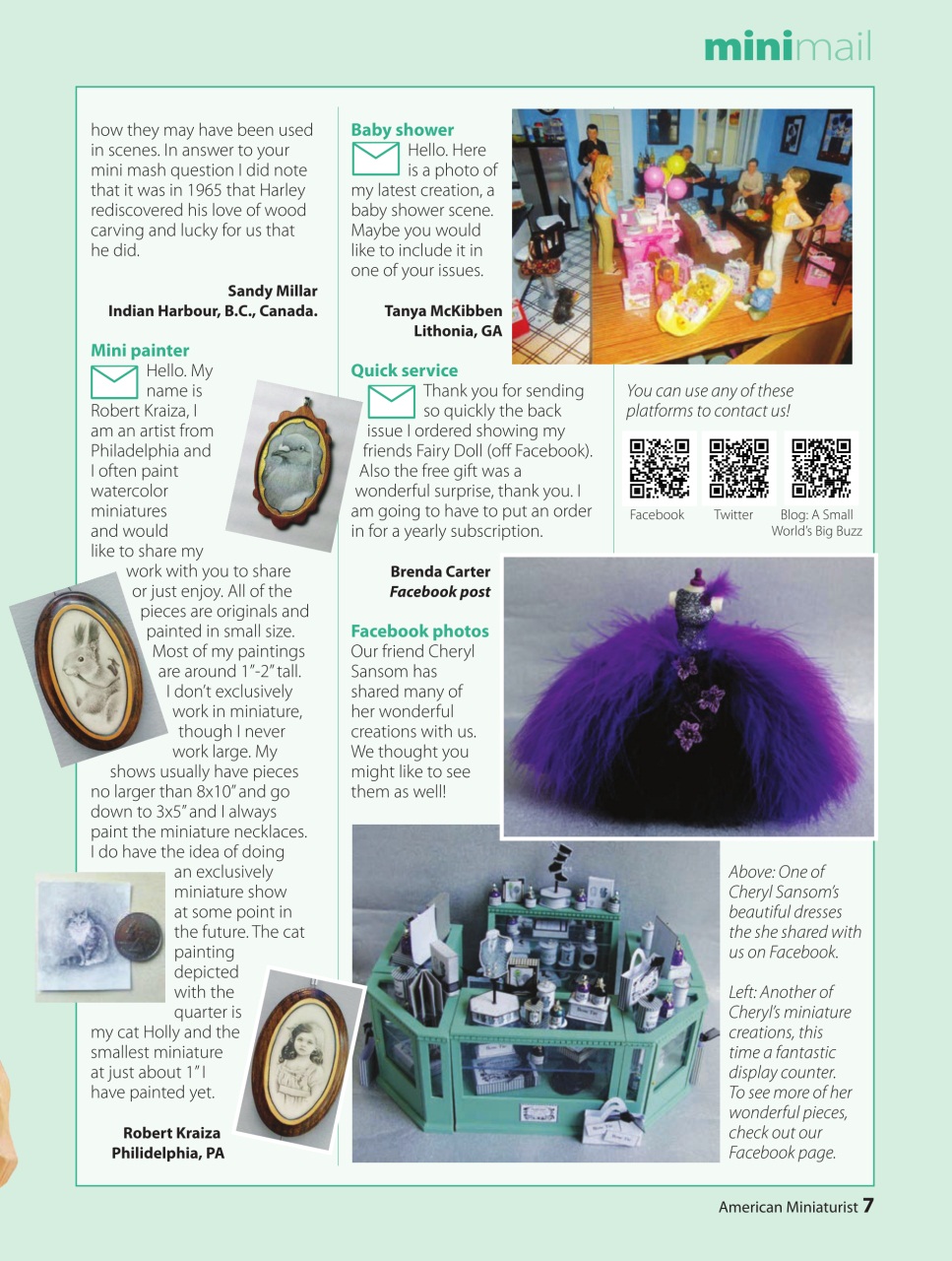 American Miniaturist Preview Pages
