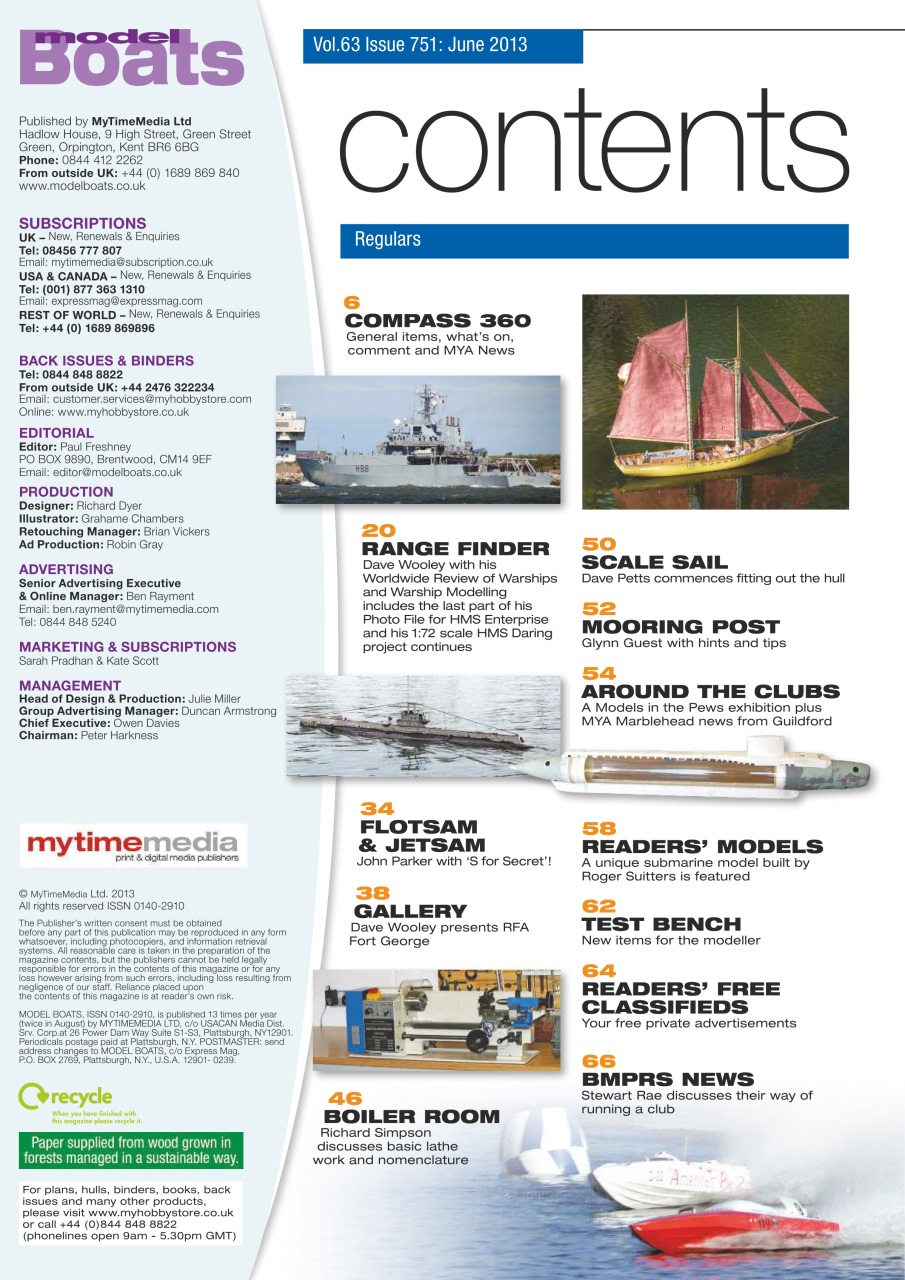 Model Boats Preview Pages