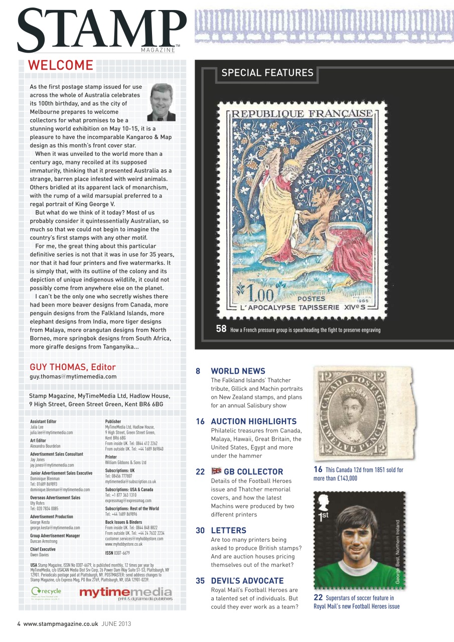Stamp Magazine Preview Pages
