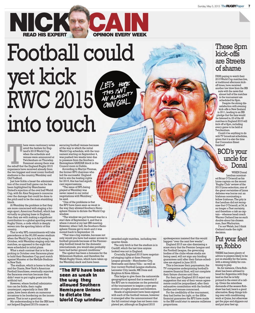 The Rugby Paper Preview Pages