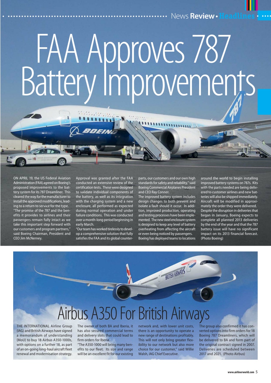 Airliner World Preview Pages