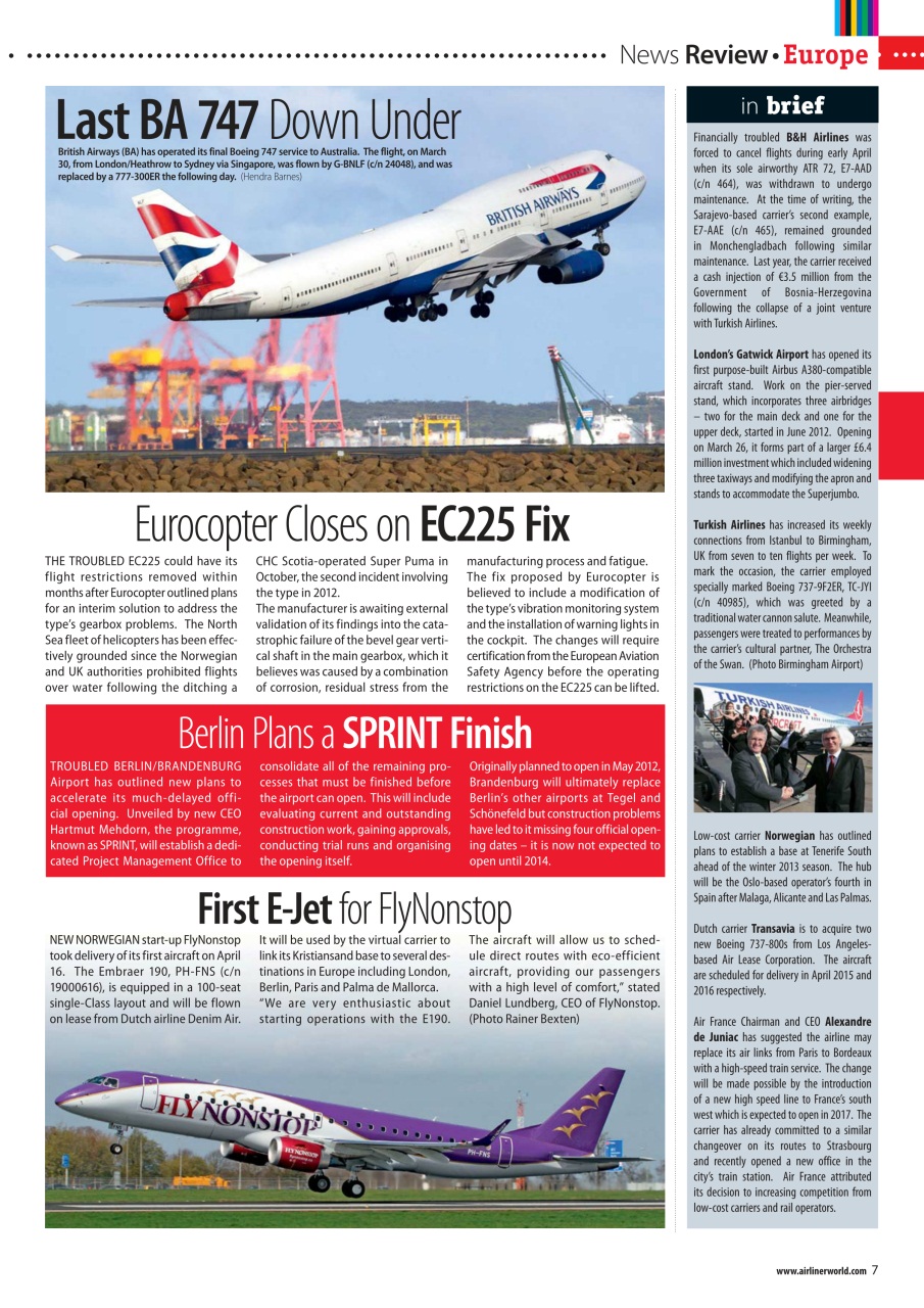 Airliner World Preview Pages