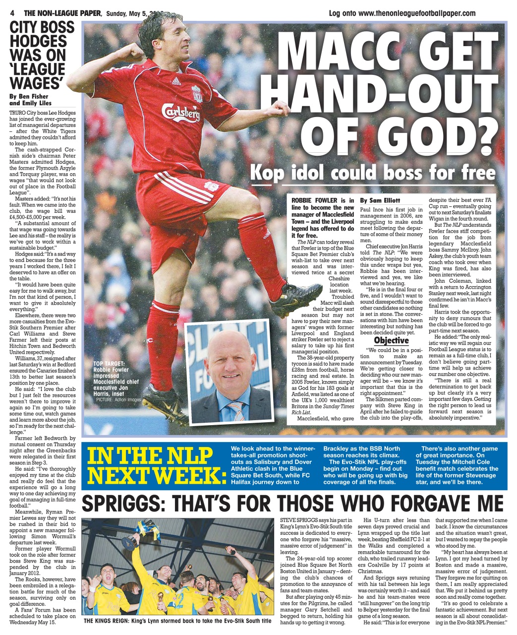 The Non-League Football Paper Preview Pages