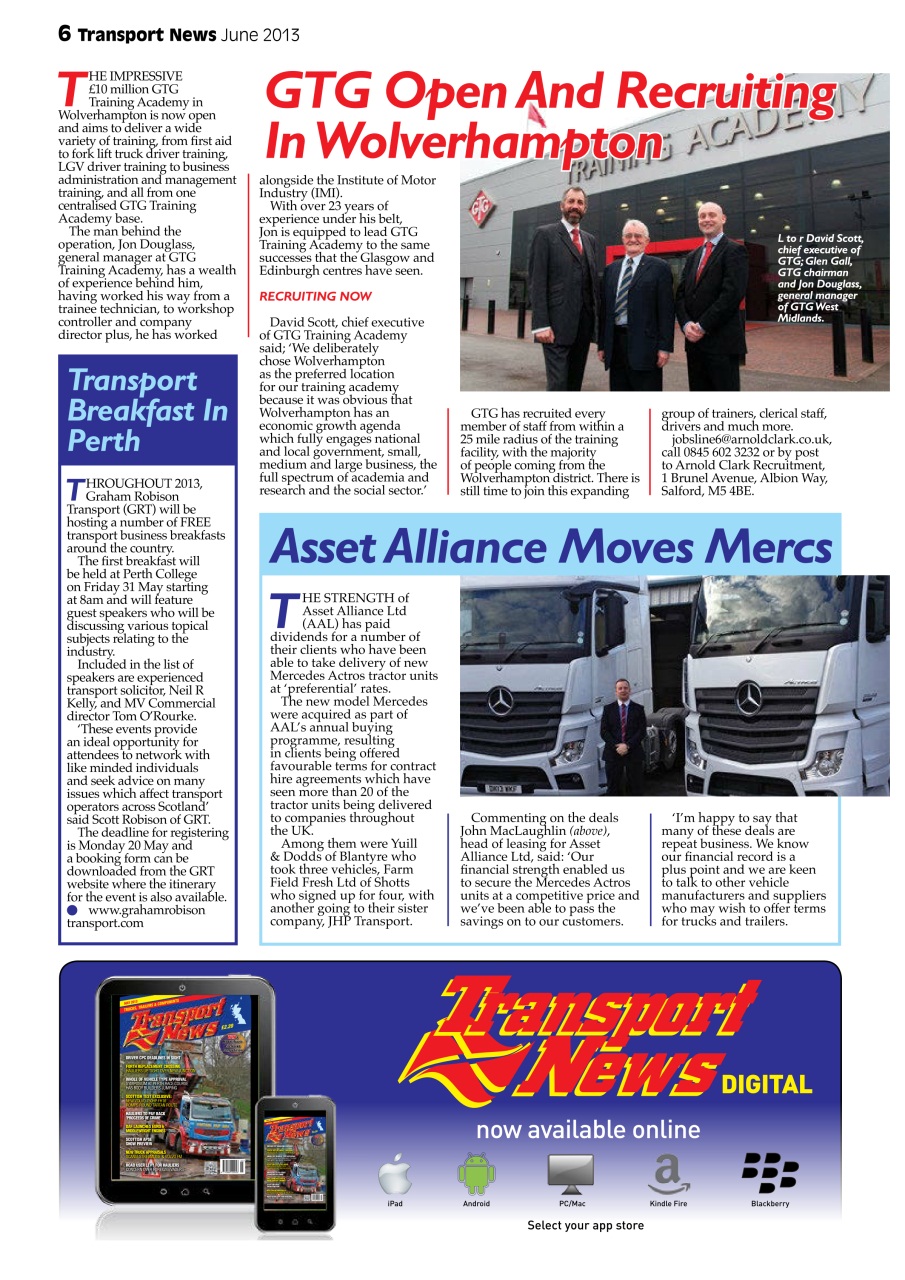 Transport News Preview Pages