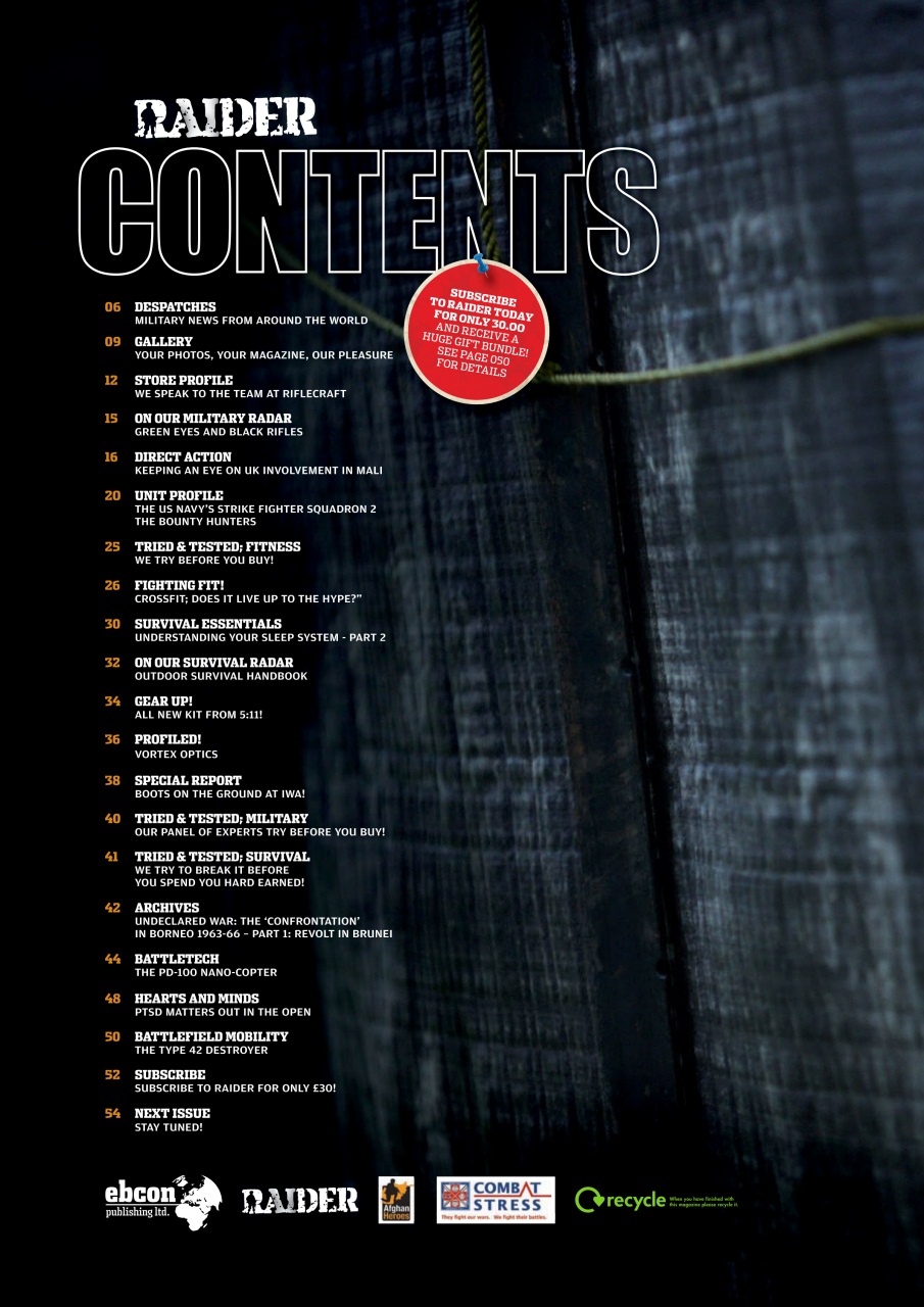 Raider Preview Pages