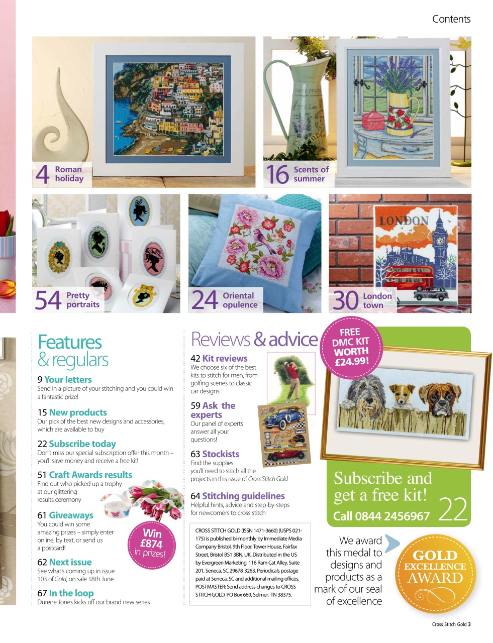 Cross Stitch Gold Preview Pages