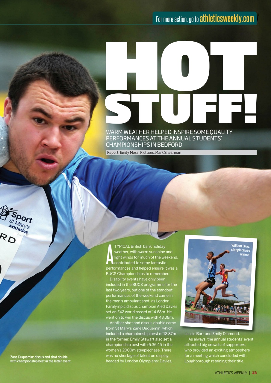 AW – Athletics Weekly Magazine Preview Pages