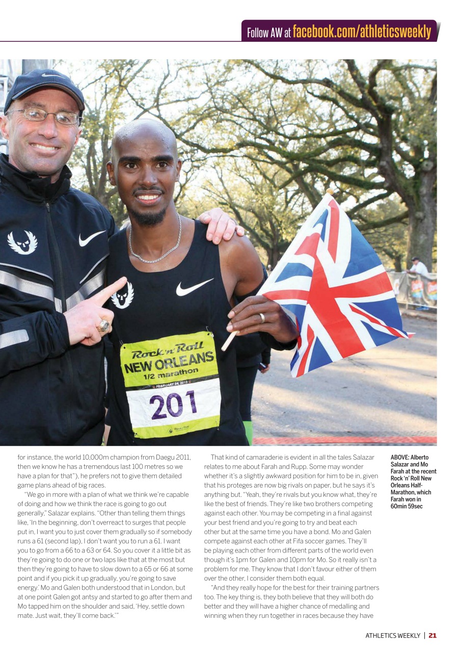 AW – Athletics Weekly Magazine Preview Pages