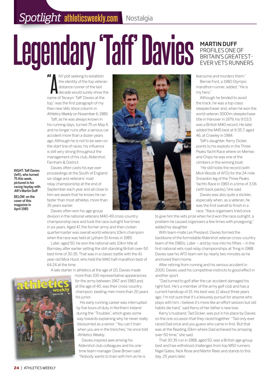 AW – Athletics Weekly Magazine Preview Pages